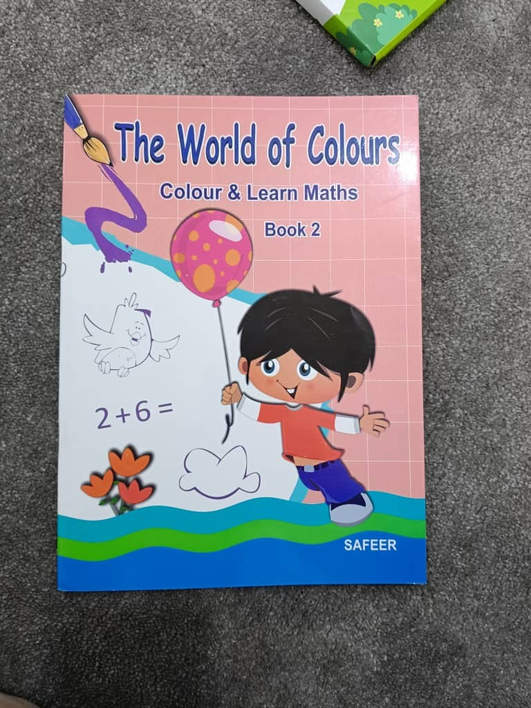 غلاف THE world of colours Maths2